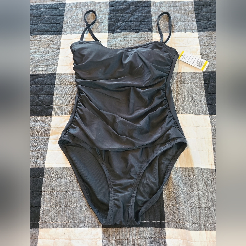 DKNY Black Swimsuit Size Medium
